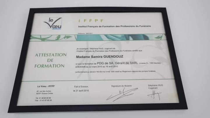 Pompes funèbres musulmanes - Créteil